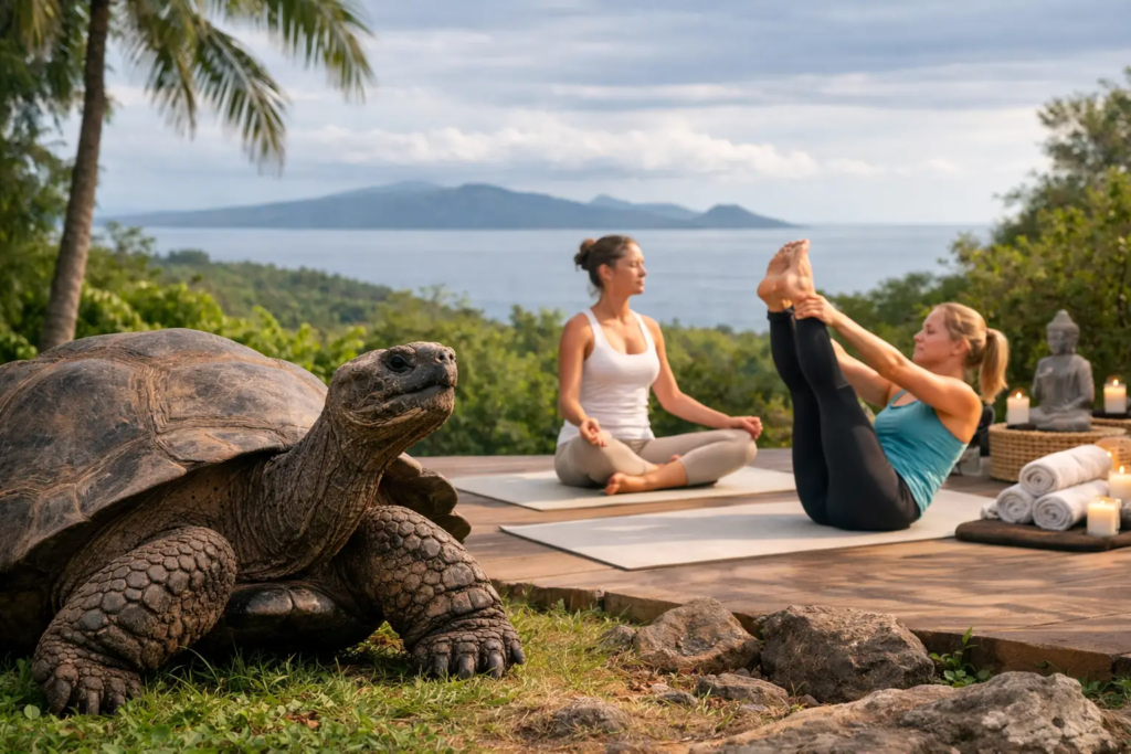 Giant Galapagos Tortoise Yoga & Pilates Retreats